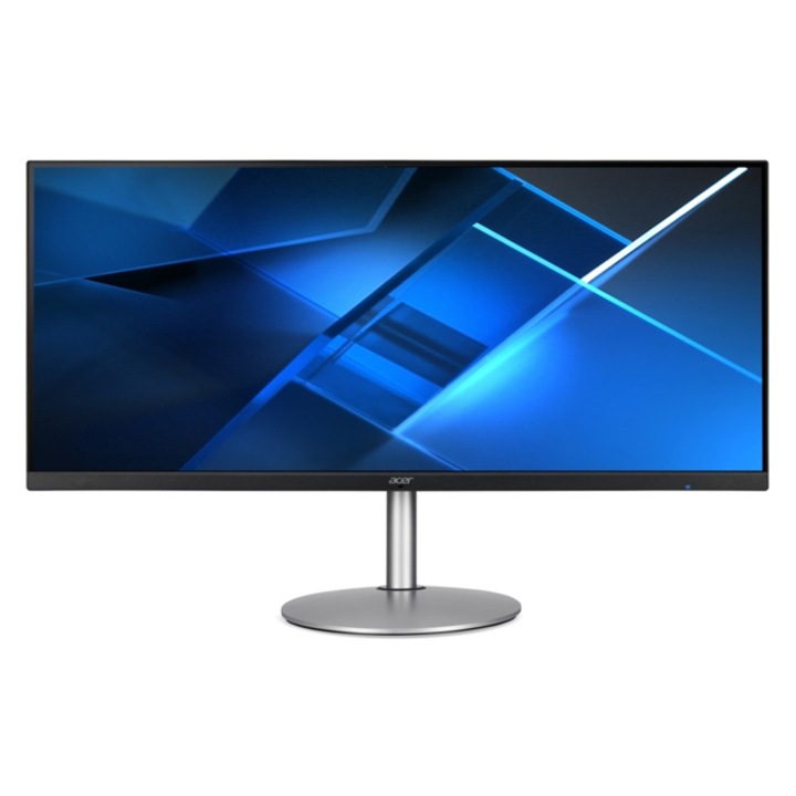 Monitor LED Acer, 34", Anti-Glare, 1ms, 3440x1440, 75Hz, 2xHDMI, Negru/Argintiu