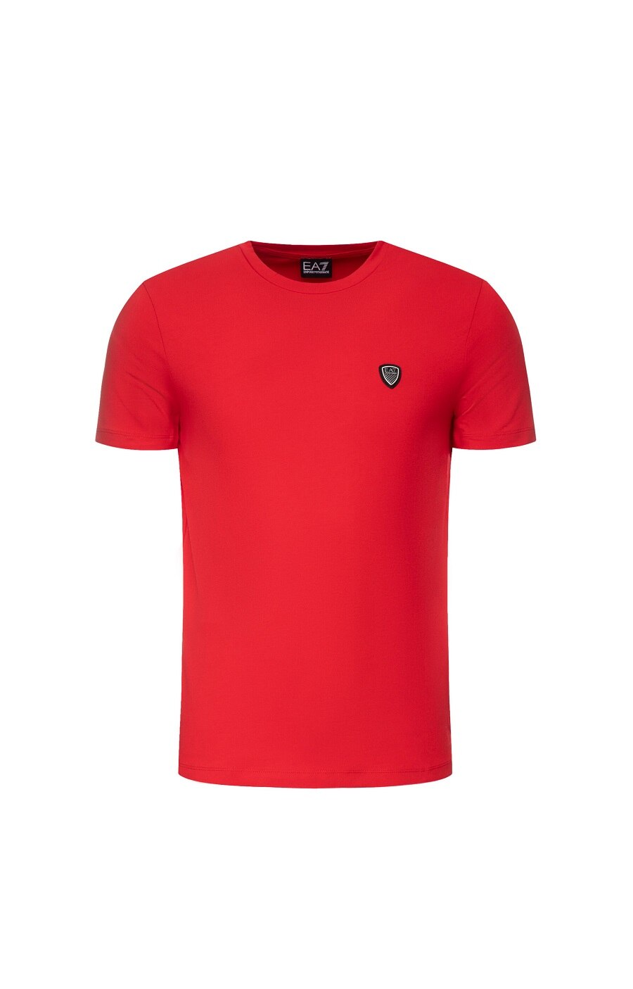 Tricou , Emporio Armani , Slim fit, Rosu