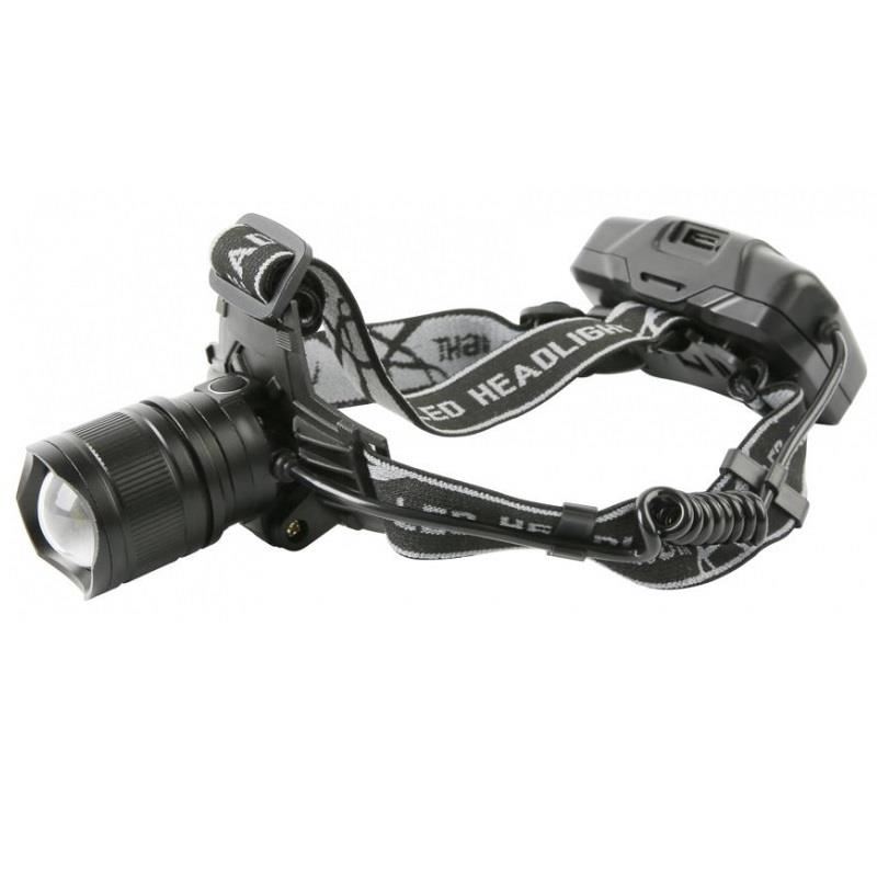 Lanterna de cap Strend Pro Headlight H4019, XHP70 2000 lm, 3x2000mAh, IP43, USB, Zoom