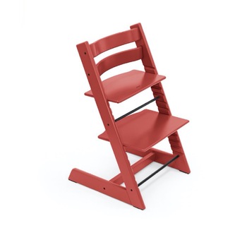 Scaun inalt din lemn Stokke, Copii, Rosu Scaun inalt din lemn Stokke, Copii, Rosu