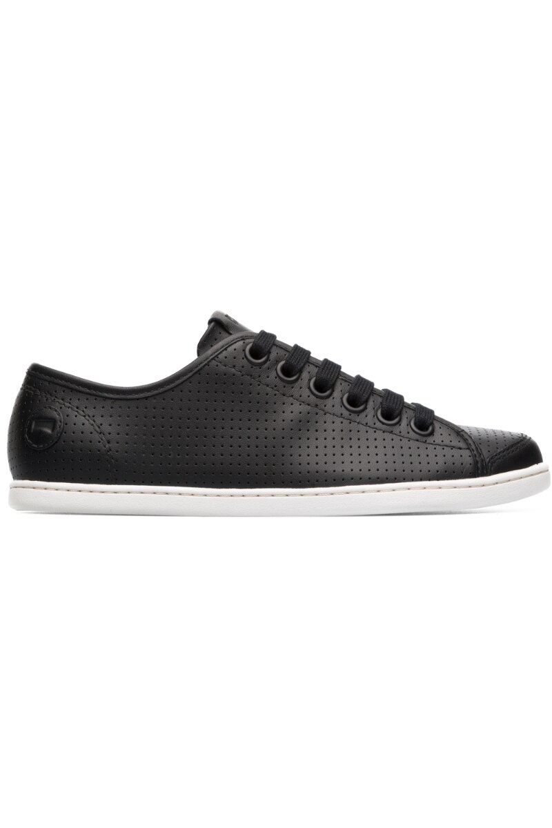 Tenisi dama Uno, Camper, Piele naturala, Negru, Negru