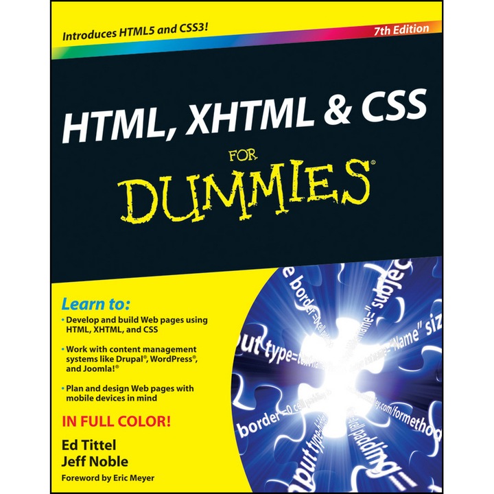 HTML, XHTML and CSS For Dummies de Ed Tittel