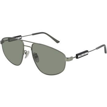 Ochelari de soare de barbati Balenciaga BB0115S 002, Verde, 59 mm Ochelari de soare de barbati Balenciaga BB0115S 002, Verde, 59 mm