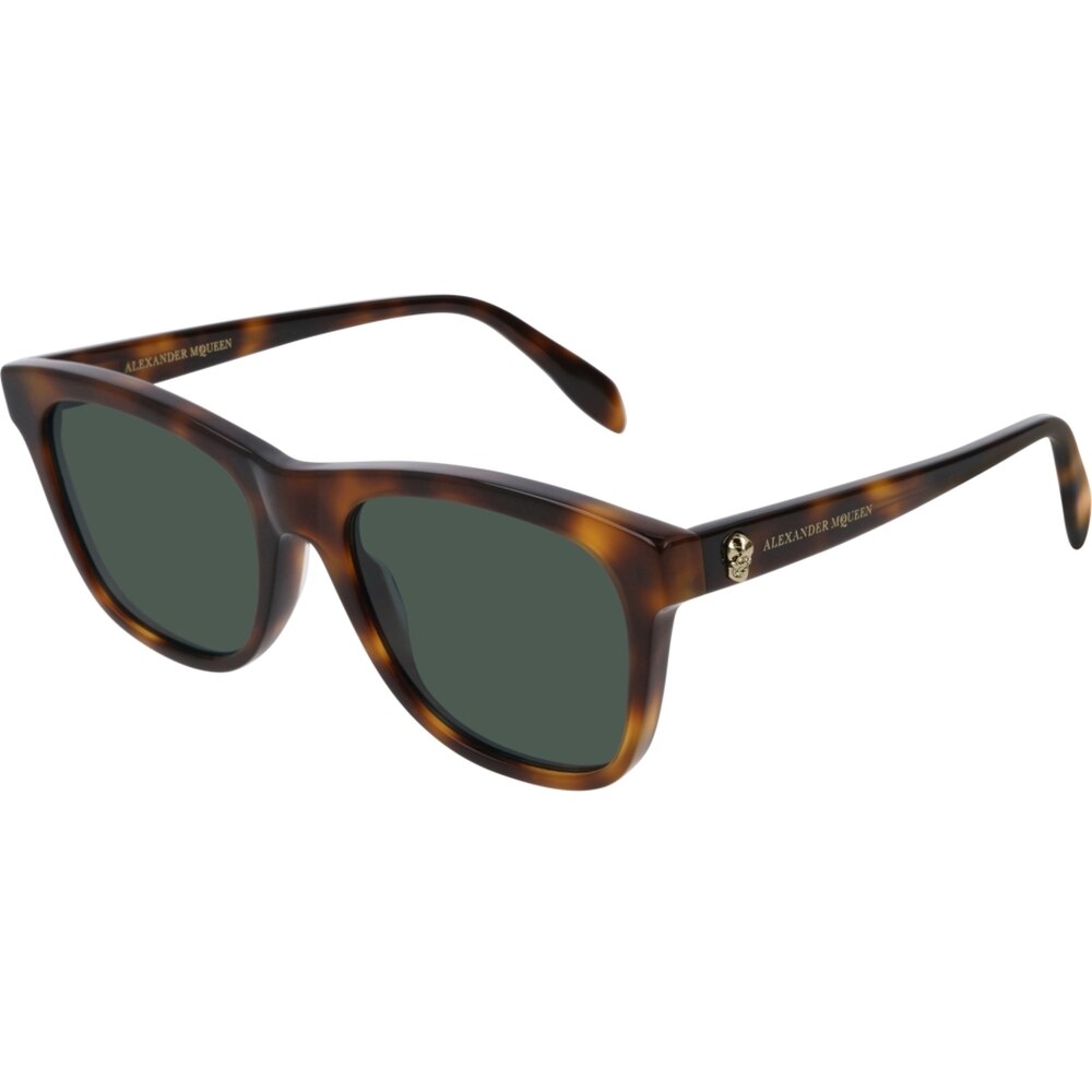 Ochelari de soare unisex Alexander McQueen AM0158S 002, Havana, 54 mm