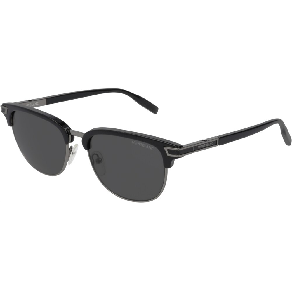 Ochelari de soare de barbati Montblanc MB0040S 001, Negru, 53 mm