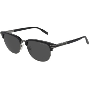 Ochelari de soare de barbati Montblanc MB0040S 001, Negru, 53 mm Ochelari de soare de barbati Montblanc MB0040S 001, Negru, 53 mm