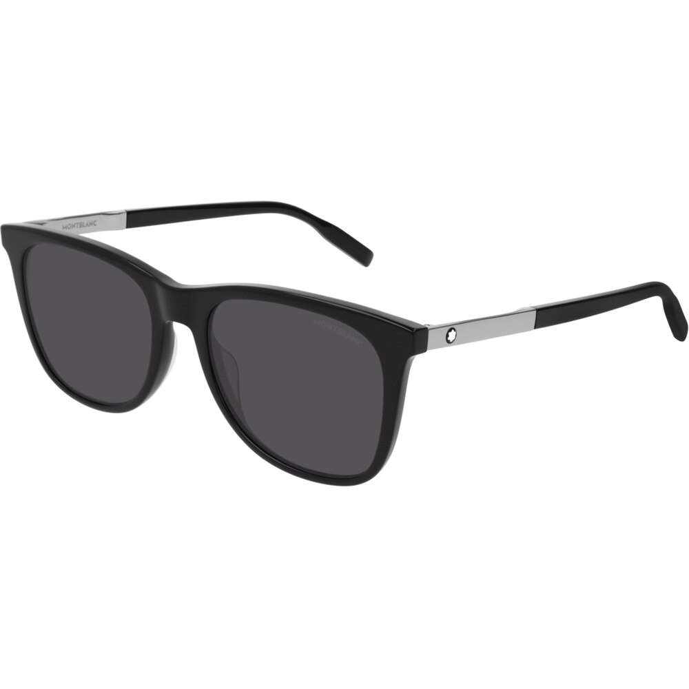 Ochelari de soare de barbati Montblanc MB0017S 006, Negru, 55 mm
