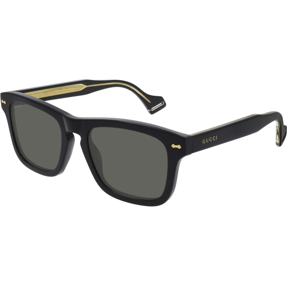 Ochelari de soare de barbati Gucci GG0735S 002, polarizati, Negru, 53 mm