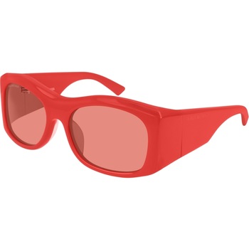 Ochelari de soare unisex Balenciaga BB0001S 001, Rosu, 59 mm Ochelari de soare unisex Balenciaga BB0001S 001, Rosu, 59 mm