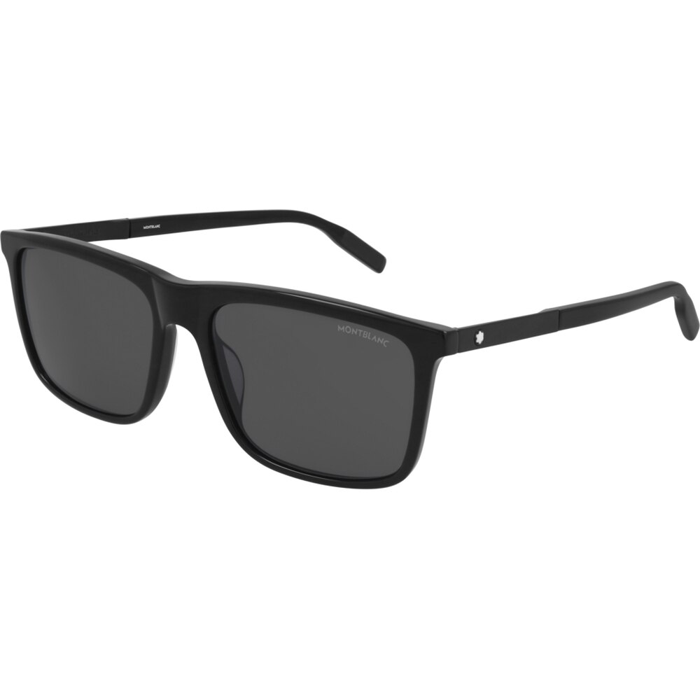 Ochelari de soare de barbati Montblanc MB0116S 001, Negru, 58 mm