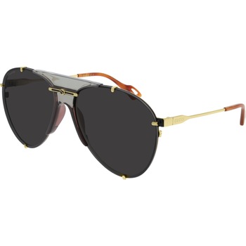 Ochelari de soare unisex Gucci GG0740S 001, Auriu, 61 mm Ochelari de soare unisex Gucci GG0740S 001, Auriu, 61 mm