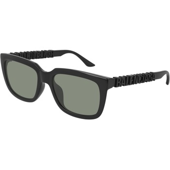 Ochelari de soare unisex Balenciaga BB0108S 001, Negru, 56 mm Ochelari de soare unisex Balenciaga BB0108S 001, Negru, 56 mm