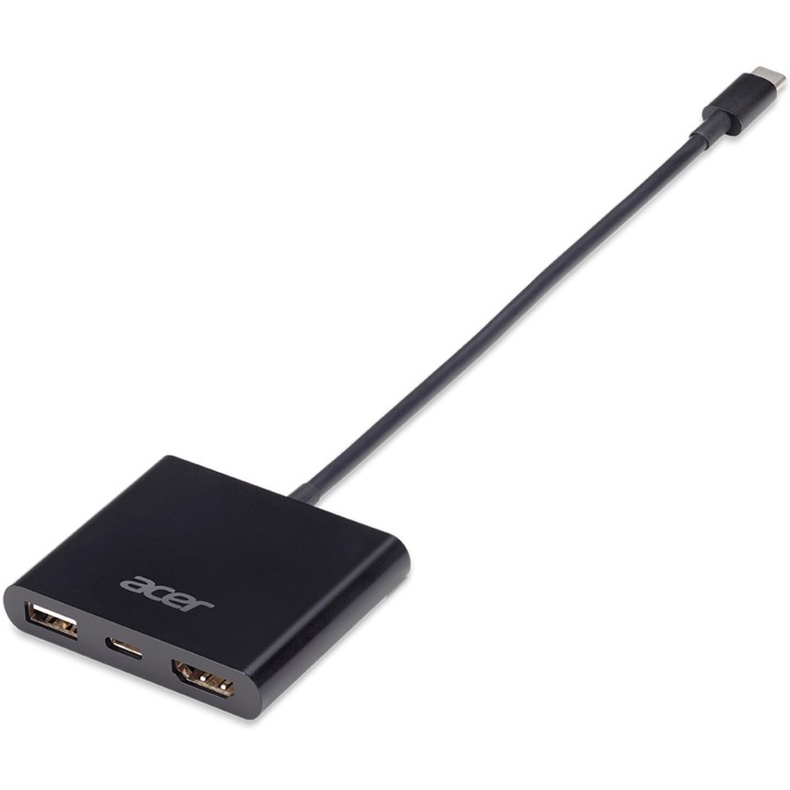 Acer USB hub, USB-C, HDMI, DC-bemenet