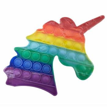 Jucarie POP'N'PLAY, unicorn, Multicolor, JMB-BBL3112 Jucarie POP'N'PLAY, unicorn, Multicolor, JMB-BBL3112