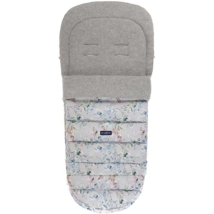 Зимен чувал за количка и столче за кола iGrow 2.0 с премиум органична овча вълна, Womar Zaffiro, Bloom