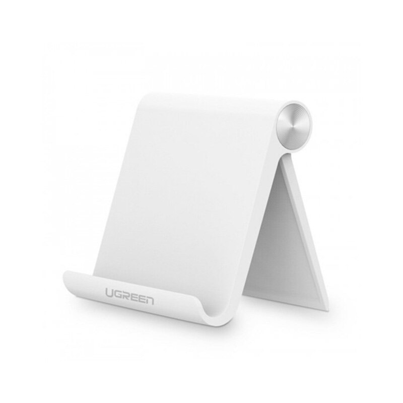 Suport Universal Tableta, Ugreen Desk Stand, Unghi Ajustabil, Potrivit pentru Tableta si Telefon, Alb