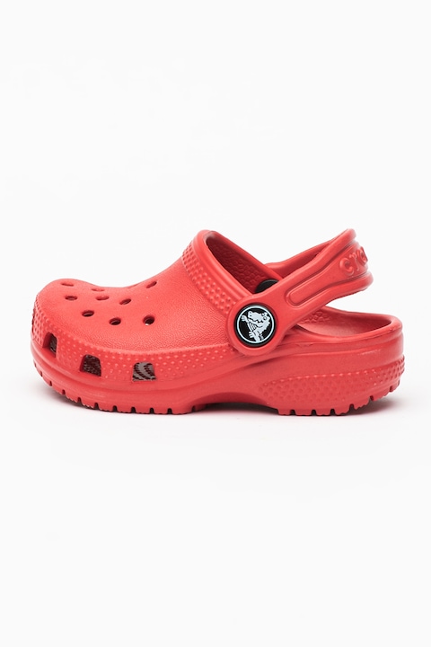 Crocs, Крокс с перфорации и отворена пета, Тъмночервен