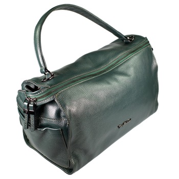 Geanta de dama din piele naturala, Tony Bellucci, model 323, Verde inchis Geanta de dama din piele naturala, Tony Bellucci, model 323, Verde inchis