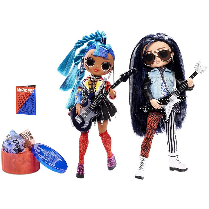 Комплект за игра L.O.L Surprise! O.M.G. - Remix, Rocker Boy и Punk Girl