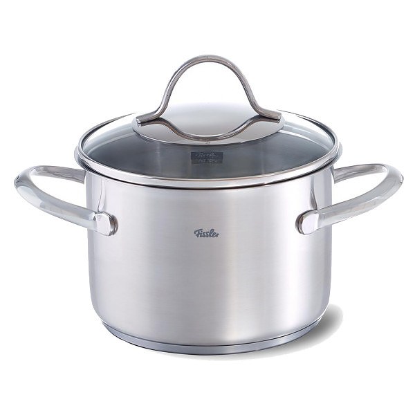 Oala cu capac FISSLER Paris, Otel inoxidabil, 2.1 L, Argintiu