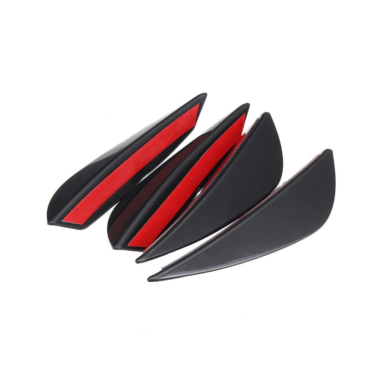 Set 4 aripioare ornamentale bara tuning culoare neagra