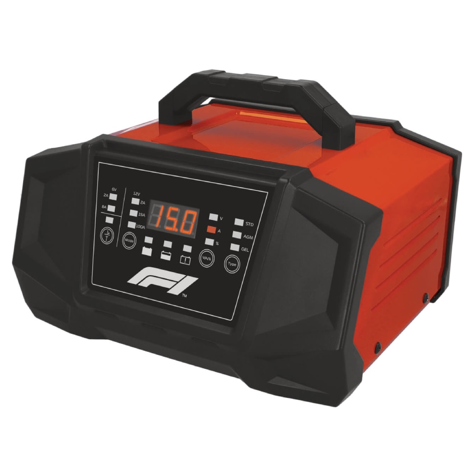 Redresor auto digital cu functie pornire, Formula 1, 15A, 6-12V