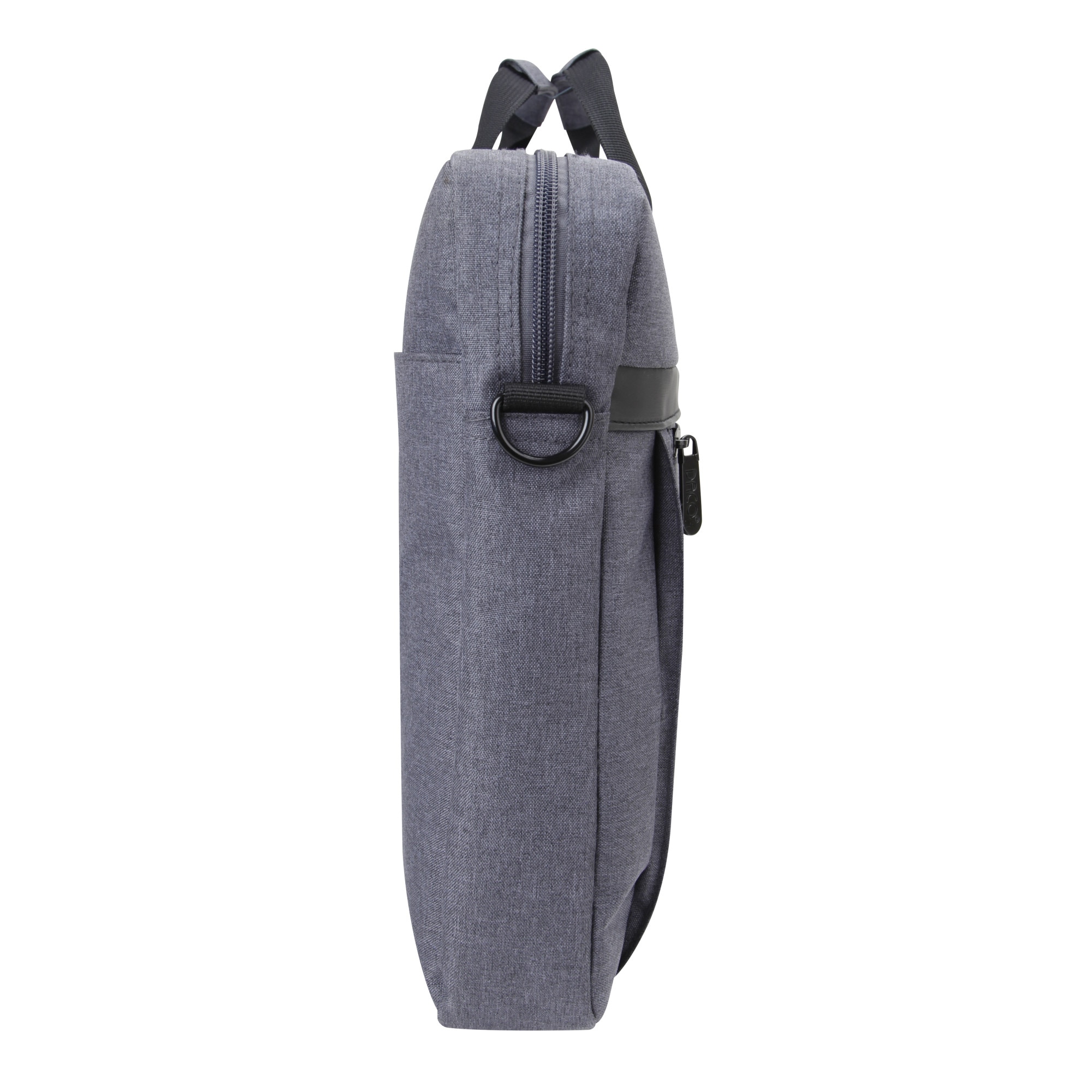 Geanta laptop, Daco, 41.5 x 6.6 x 31 cm, Gri/Negru