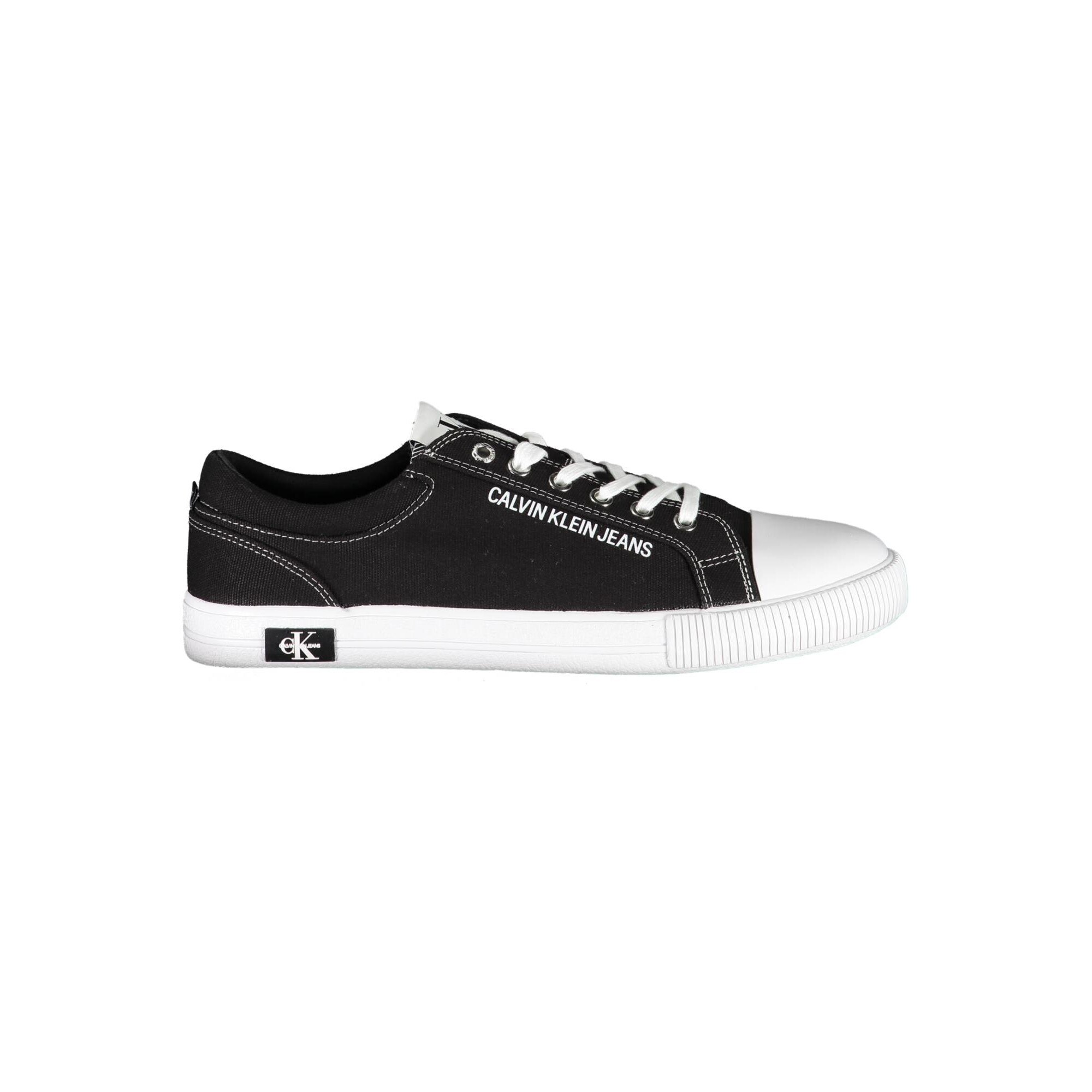 Pantofi sport barbati, CALVIN KLEIN, 9200661, Logo, Negru, Negru