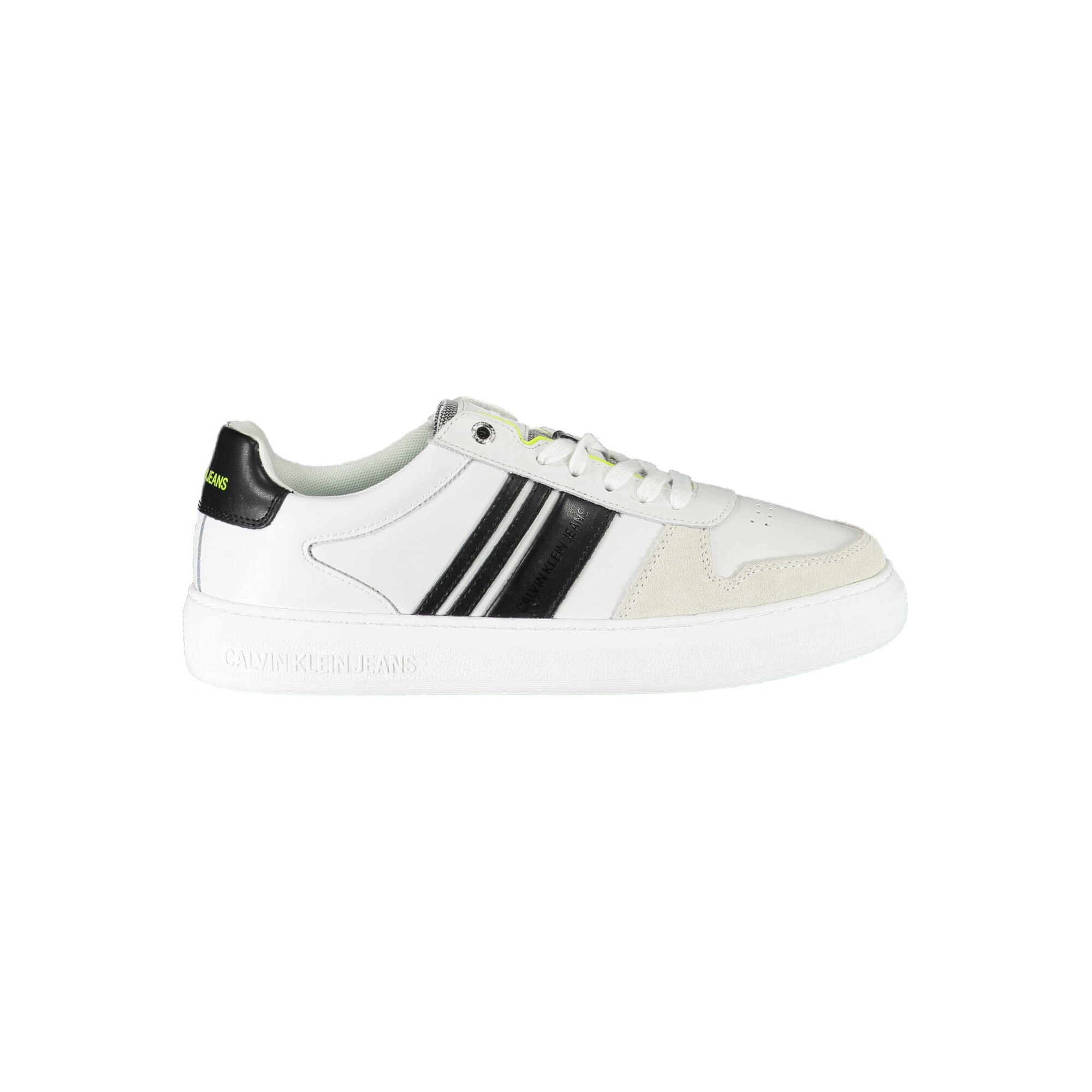 Pantofi sport barbati, CALVIN KLEIN, 9200729, Logo, Alb, Alb