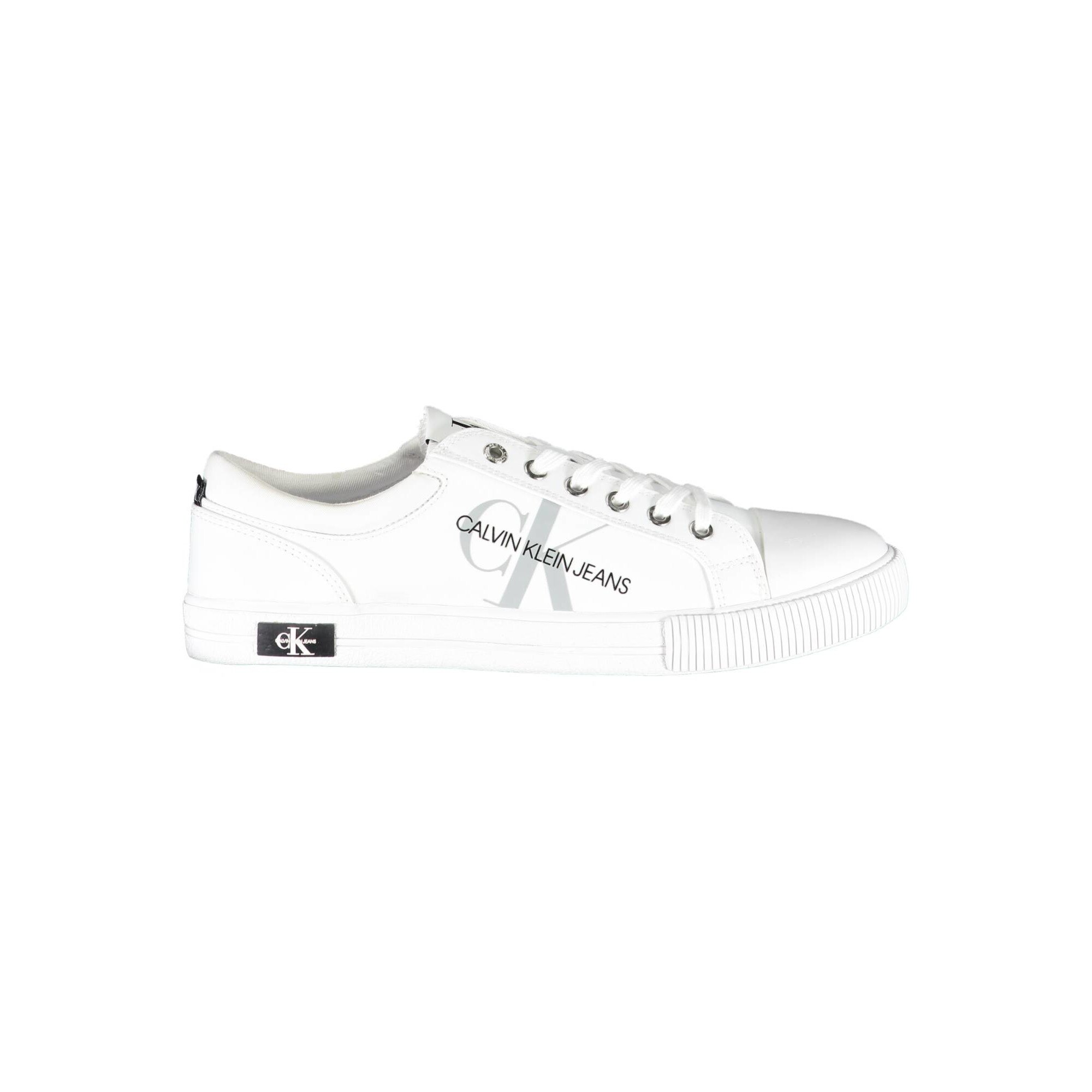 Pantofi sport barbati, CALVIN KLEIN, 9200673, Logo, Alb, Alb, 41