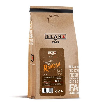 Cafea boabe BeanZ Ramesh India, 100% Arabica, 330g Cafea boabe BeanZ Ramesh India, 100% Arabica, 330g