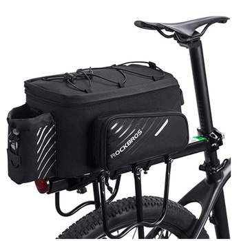 Geanta pentru bicicleta A9-BK, Rockbros, Negru, 9-12 L Geanta pentru bicicleta A9-BK, Rockbros, Negru, 9-12 L