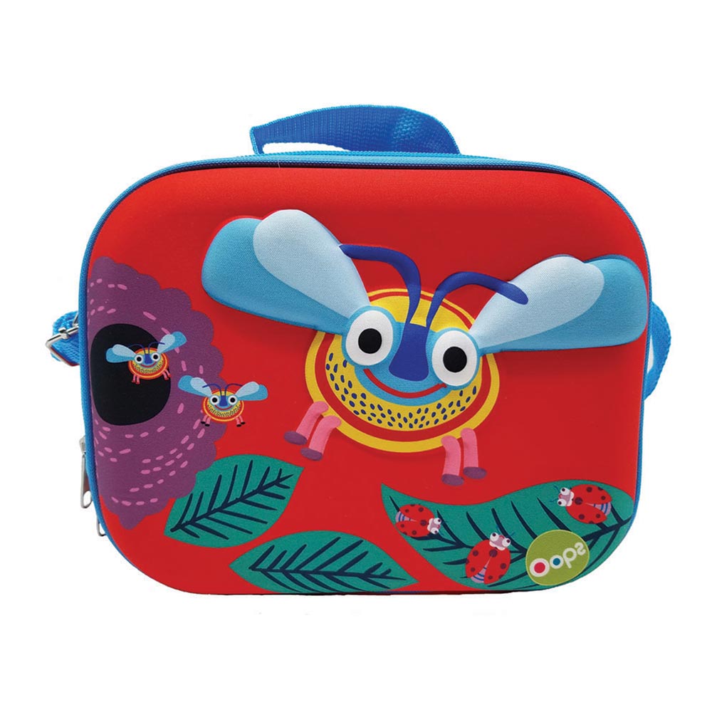 Geanta alimente copii Oops, 24 x 19 x 10 cm, Rosu