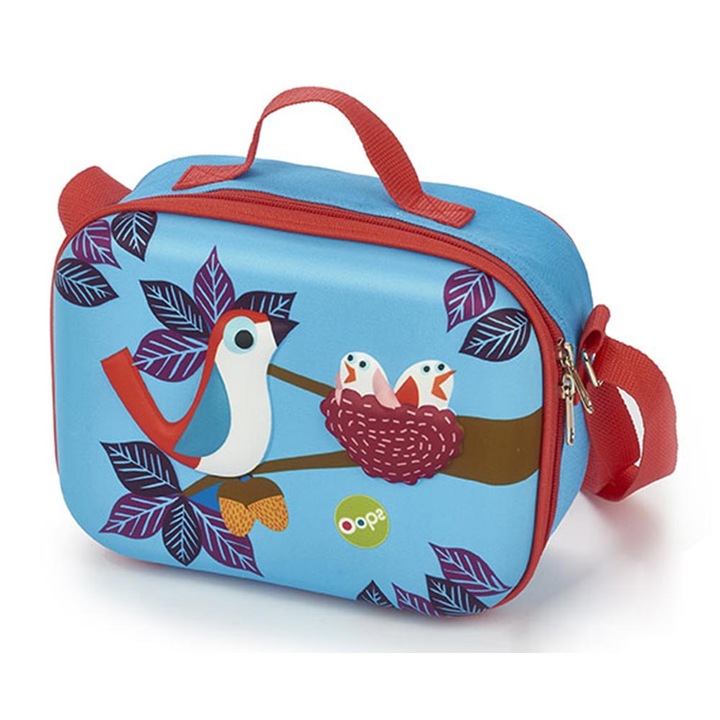 Geanta pentru mancare Oops, 24 x 19 x 10 cm, Albastru