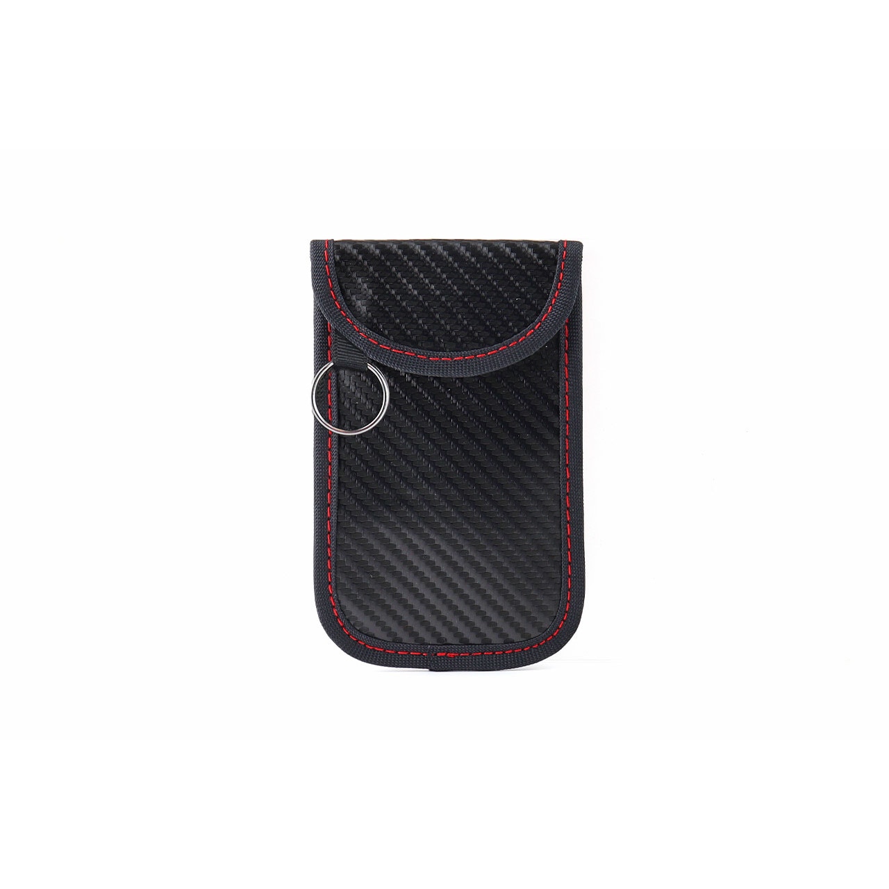 Husa antifurt blocator semnal cheie auto RFID, 8 x 13 cm, negru