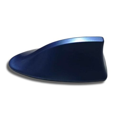 Antena Radio FM ACTIVA rechin, banda dublu adeziva 3M, 17 x 7.5 x 7.5 cm, albastru metalizat