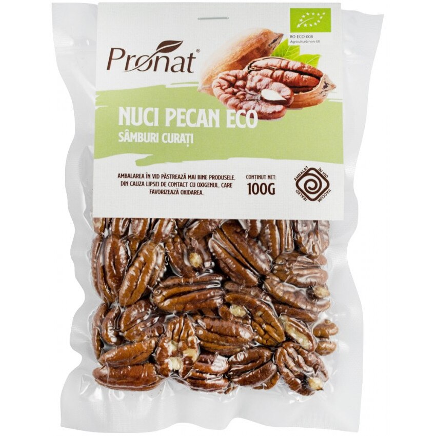Nuci pecan Bio, samburi curati 100 g