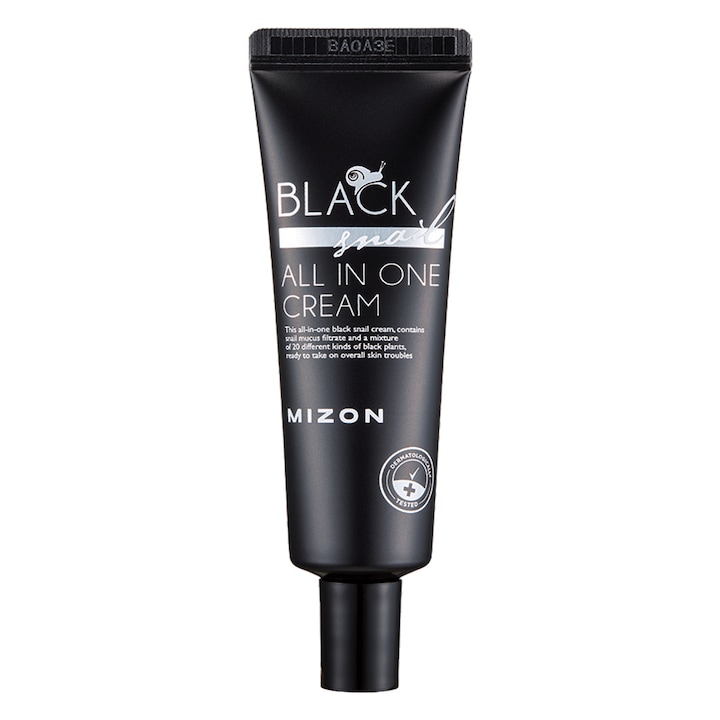 Корейски крем с 90% африкански черен охлюв, Mizon Black Snail All in One Cream, 35 мл