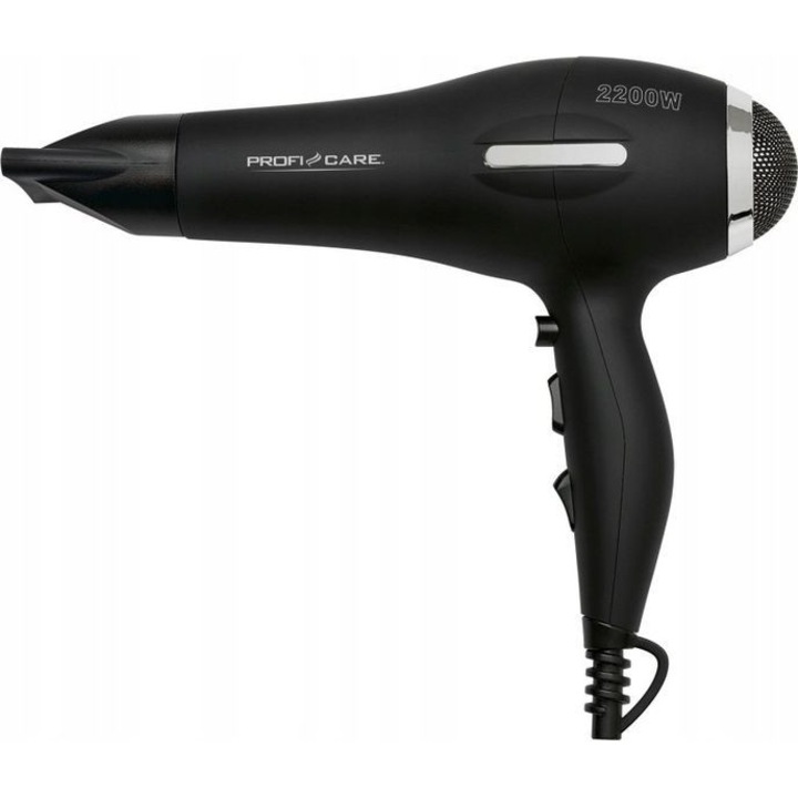 Сешоар ProfiCare Professional Care PC-HT 3017, 2200 W, 800 g, 240 V, Черен
