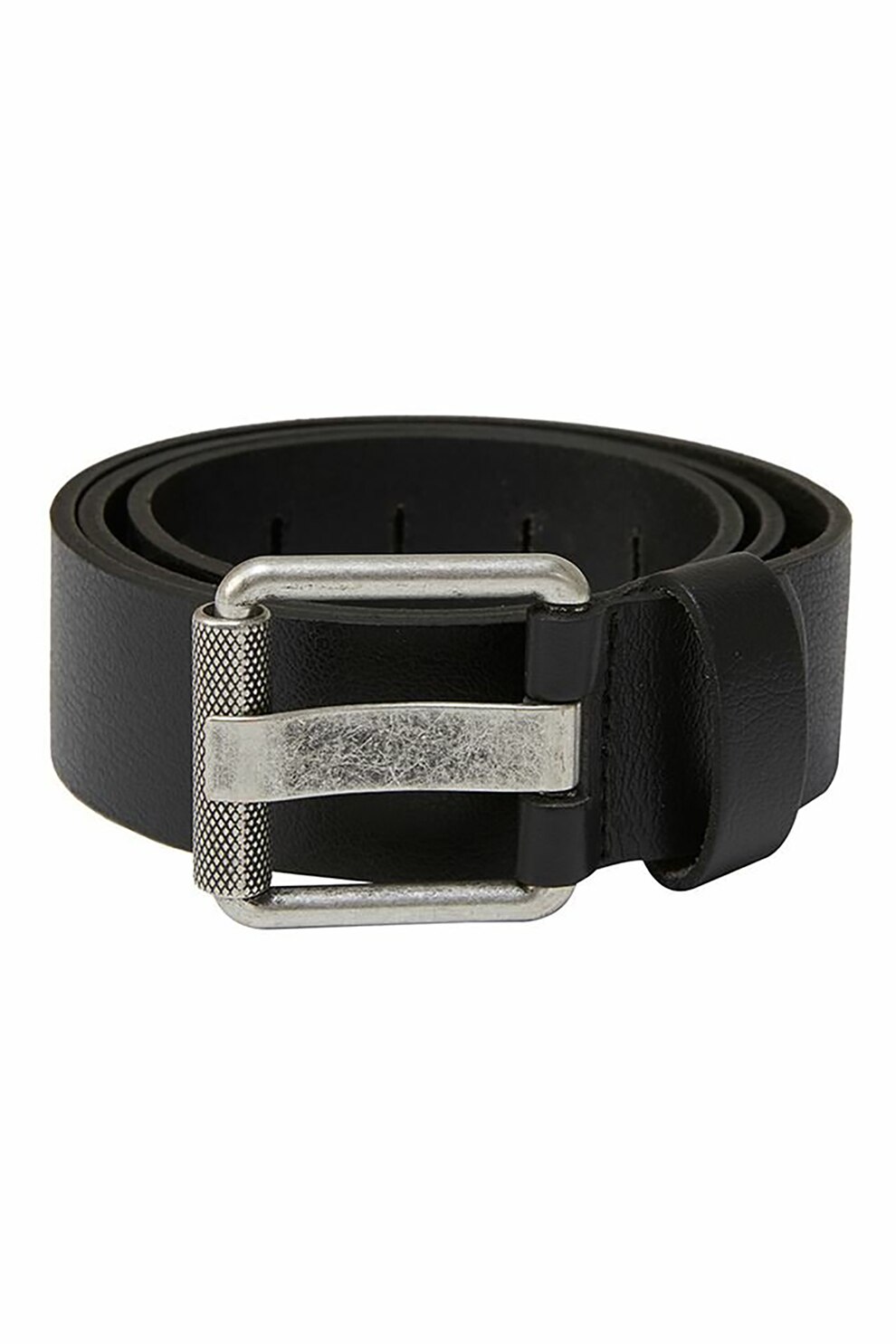 LTB, Curea de piele cu logo, Negru, 85 CM Standard