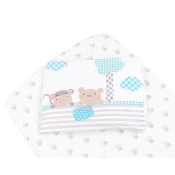 Lenjerie cu 2 piese KikkaBoo 120x60 cm Fantasia Lenjerie cu 2 piese KikkaBoo 120x60 cm Fantasia