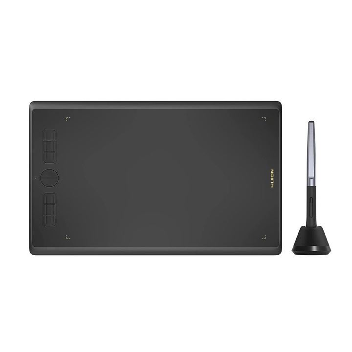 HUION H610X grafikus tábla 8192 nyomásszint, akkumulátormentes tollal és 8 gyorsbillentyűvel, 10x6,25 hüvelyk méretű