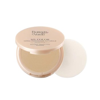 Pudra de fata, matifianta, cu extract de piersica, bej deschis, 8 G, Bottega Verde Pudra de fata, matifianta, cu extract de piersica, bej deschis, 8 G, Bottega Verde