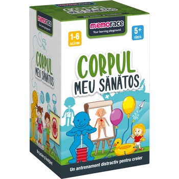 Joc educativ MemoRace - Corpul meu sanatos Joc educativ MemoRace - Corpul meu sanatos