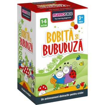 Joc educativ MemoRace - Bobita si Buburuza Joc educativ MemoRace - Bobita si Buburuza