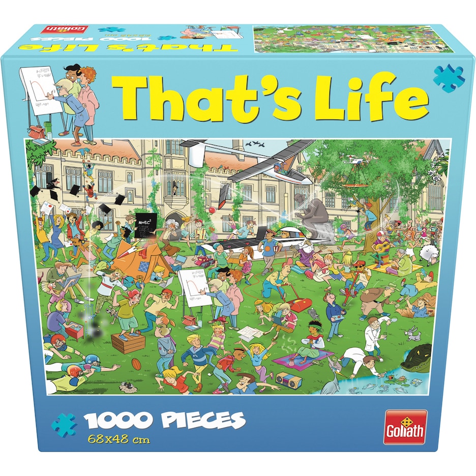 Puzzle Goliath That's life - Cauta si gaseste, La scoala, 1000 piese