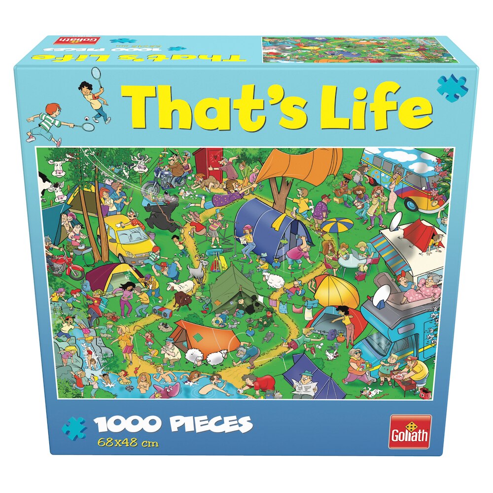 Puzzle Goliath That's life - Cauta si gaseste, La iarba verde, 1000 piese