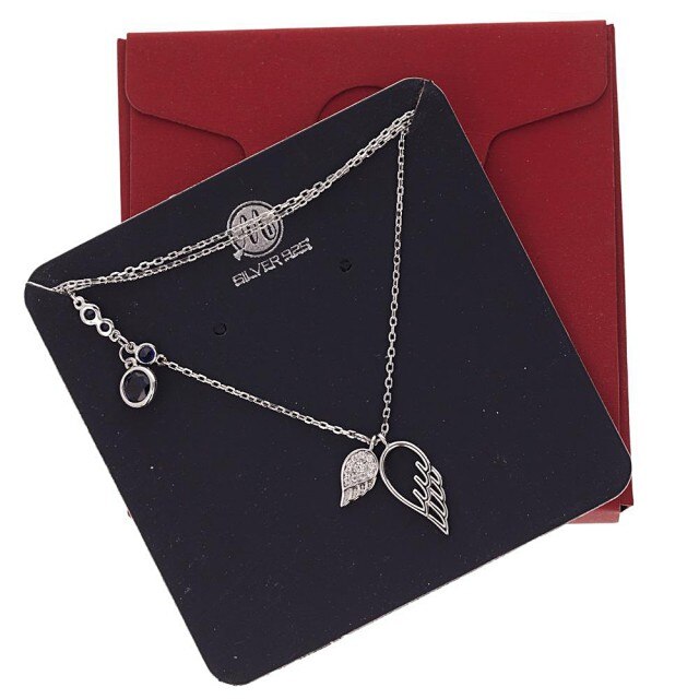 Lantisor Argint Aripioara Ingeras