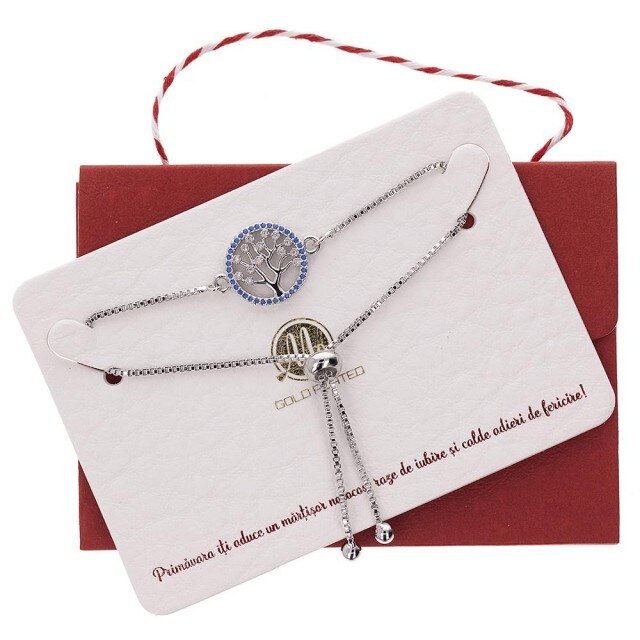 Bratara Argintie Premium Copacul Vietii