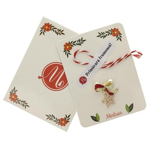 Brosa Jucausa Floare Roz